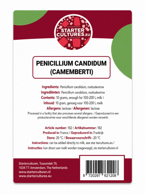 Penicillium candidum (camemberti) 