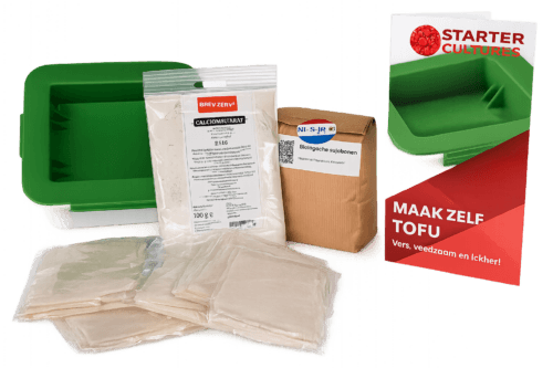 Alles in einem Starter-Kit "Tofu selber machen".