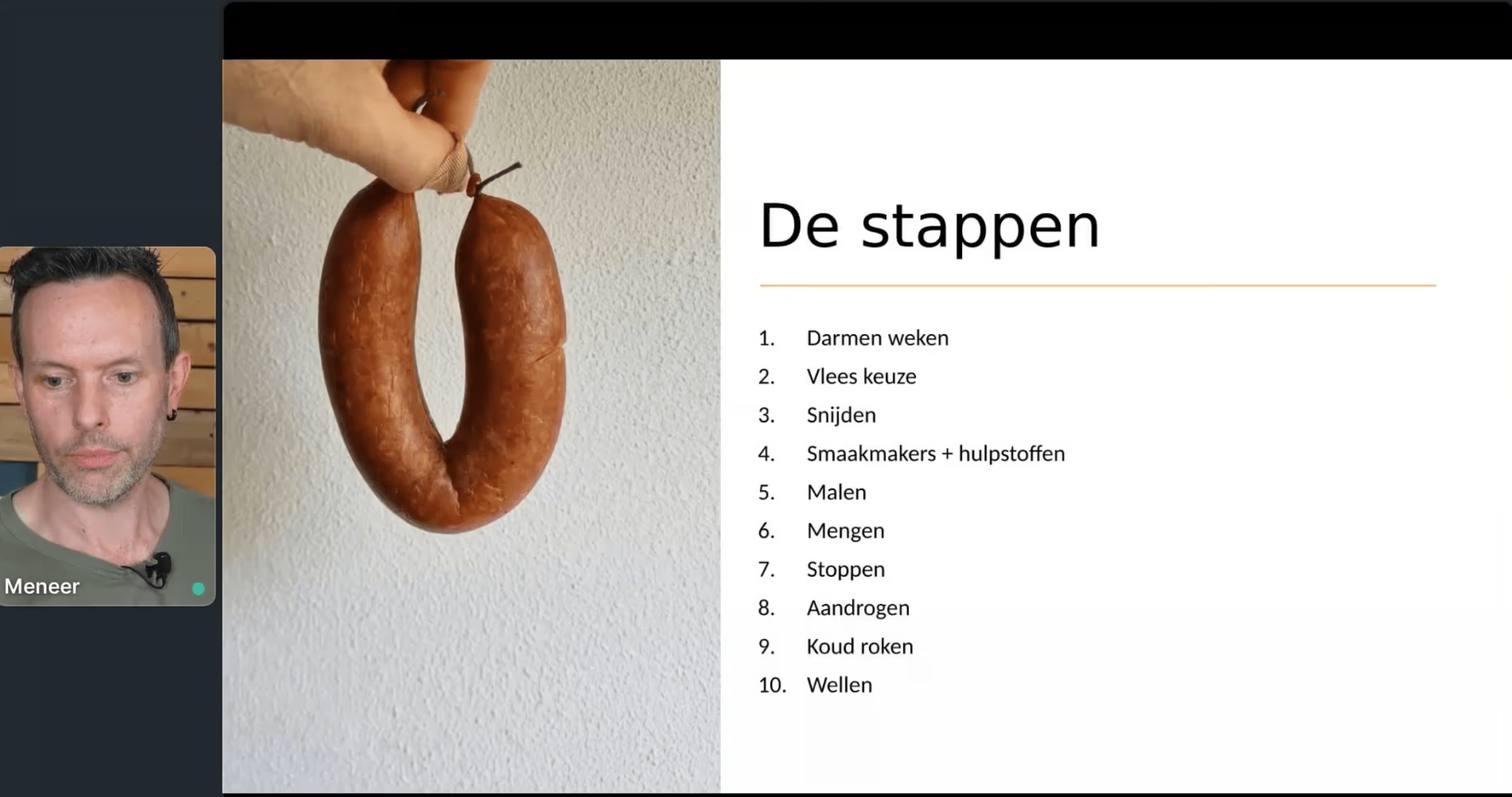 Online cursus 'maak je eigen rookworst' - Image 2